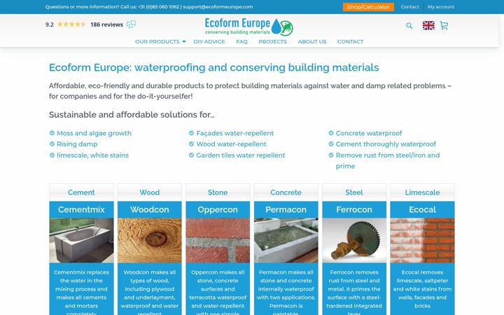 Zrzut ekranu ecoformeurope.co.uk
