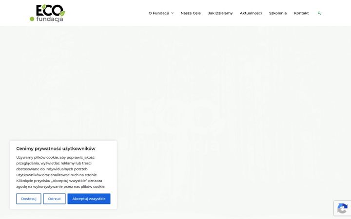 Captura de ecrã de ecofundacja.pl