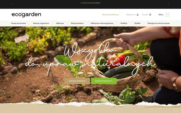 Captura de ecrã de ecogarden.pl