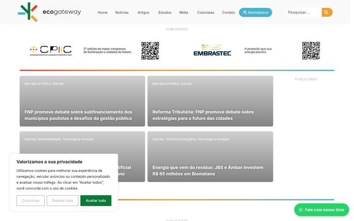 Skärmbild av ecogateway.com.br