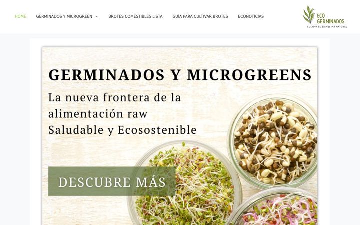 Screenshot of ecogerminados.com