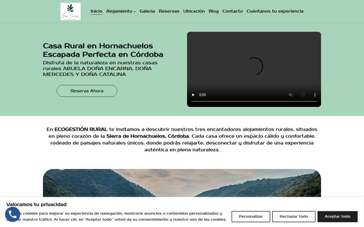 Screenshot of ecogestionrural.com