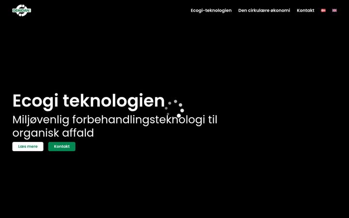 Screenshot of ecogi.dk