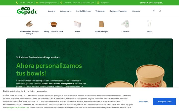 Screenshot του ecogopack.co