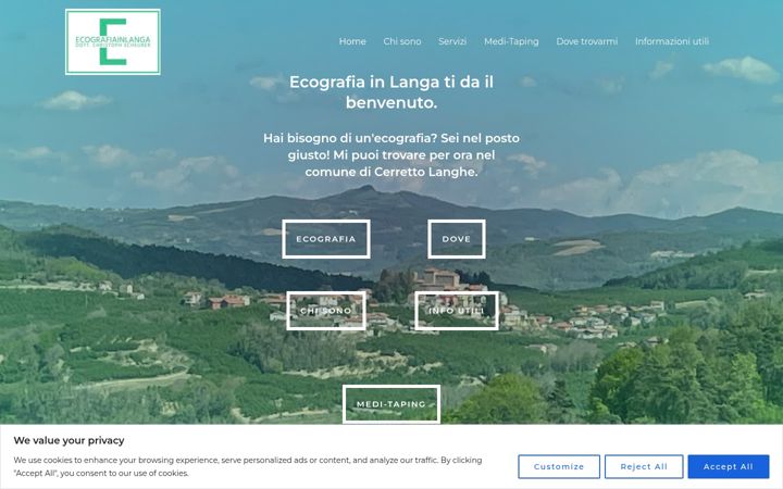 Captura de pantalla de ecografiainlanga.it