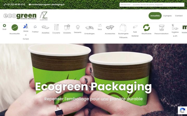 Screenshot of ecogreen-packaging.fr