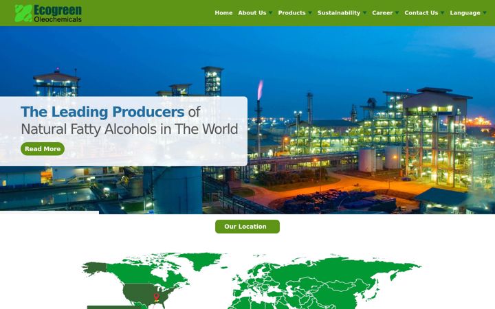 Screenshot of ecogreenoleo.com