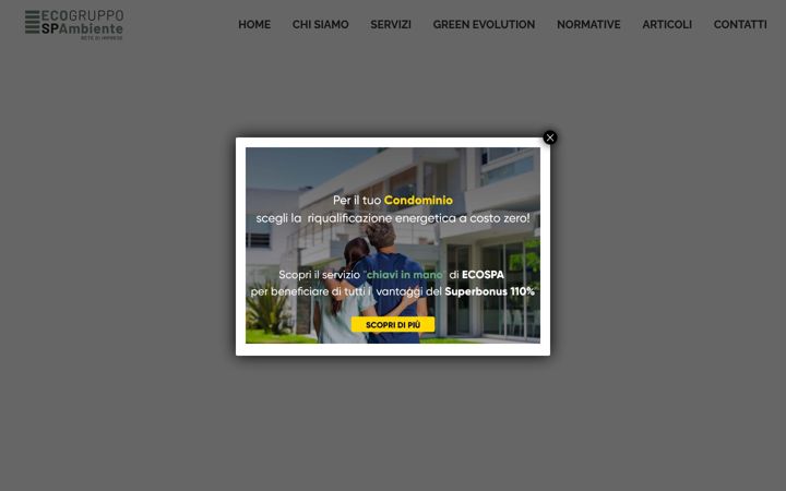 Screenshot of ecogruppospa.com