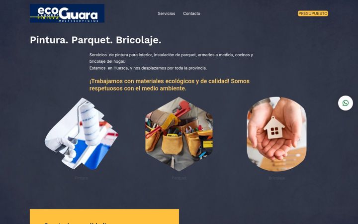 Skjermbilde av ecoguara.es