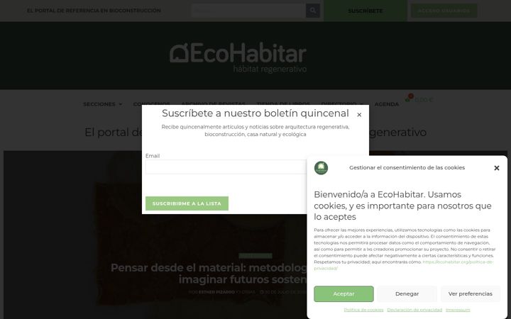Screenshot of ecohabitar.org