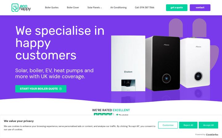 Screenshot of ecohappy.co.uk