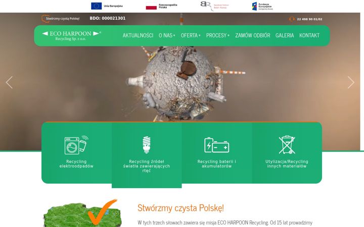 Screenshot of ecoharpoon.pl