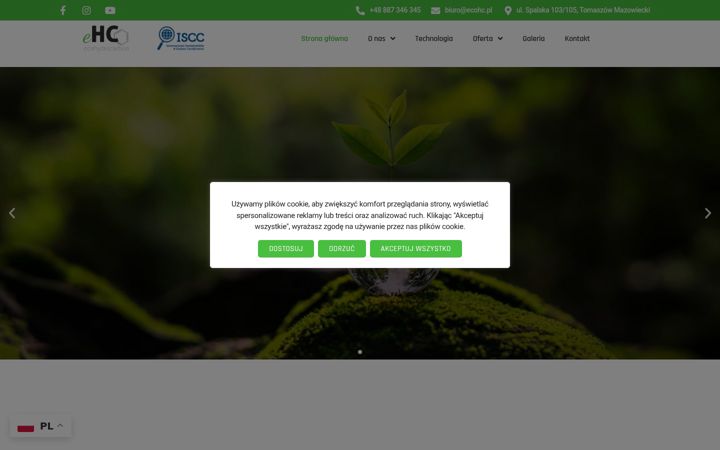 Screenshot of ecohc.pl