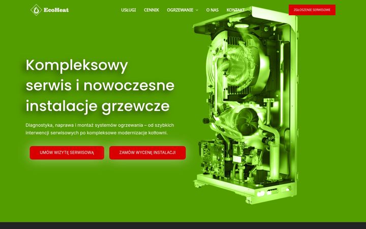 Screenshot von ecoheatserwis.pl