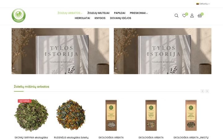 Screenshot of ecoherbs.eu