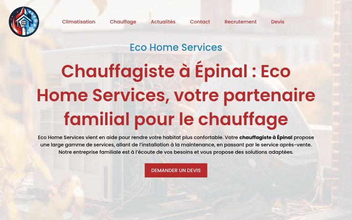 Skjermbilde av ecohome-services.fr