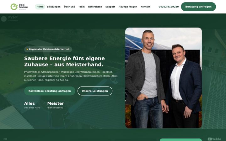 Screenshot of ecohomeandmore.de