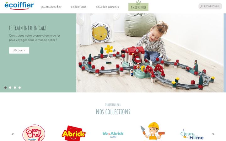 Skjermbilde av ecoiffier.fr