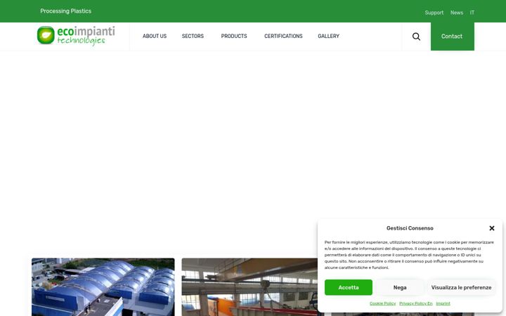 Snímek obrazovky ecoimpianti.org