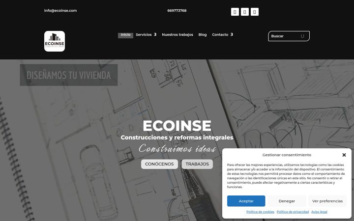 Screenshot of ecoinse.es