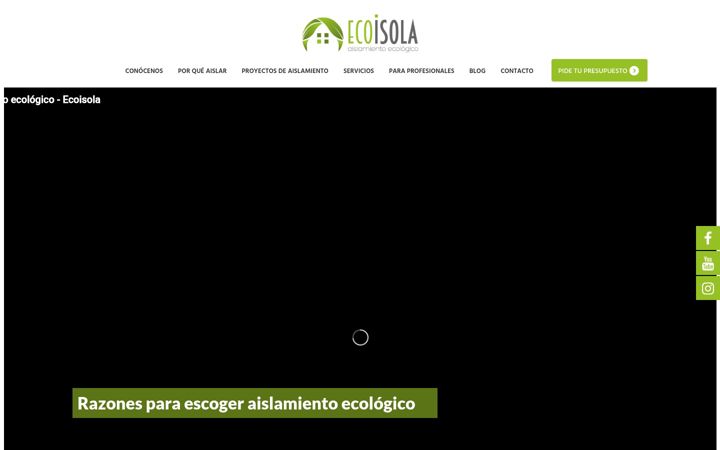 Skjermbilde av ecoisola.es