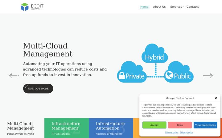 Screenshot of ecoit.solutions