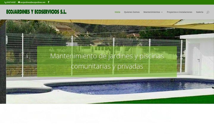 Screenshot of ecojardines.net