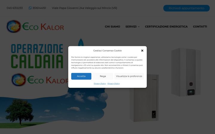 Screenshot of ecokalorvr.com