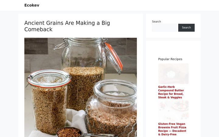 Screenshot of ecokev.com