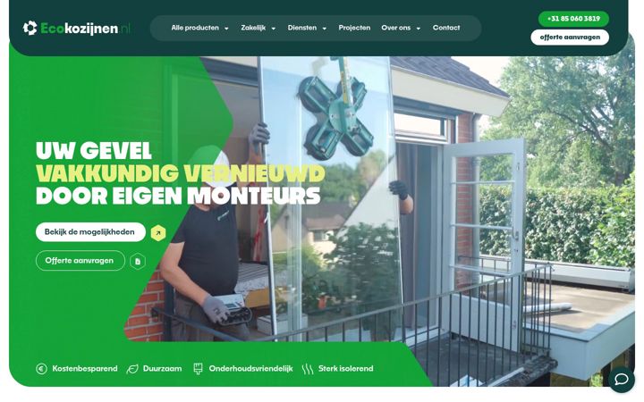 Screenshot ta' ecokozijnen.nl