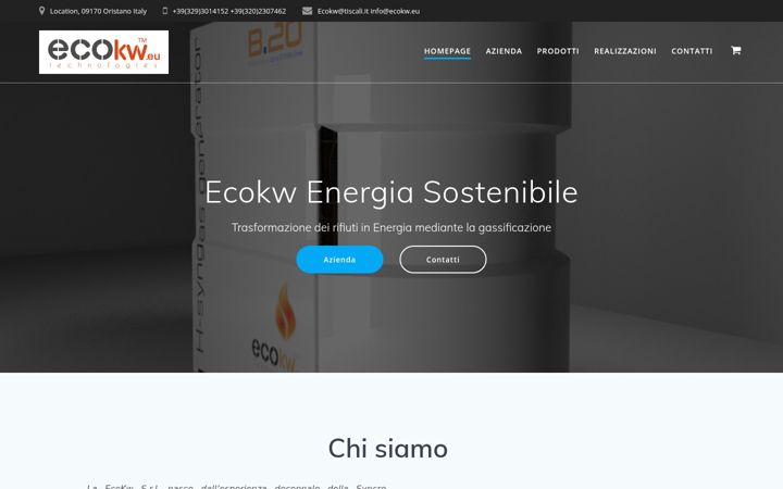 Screenshot of ecokw.eu