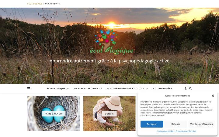 Screenshot of ecol-logique.com