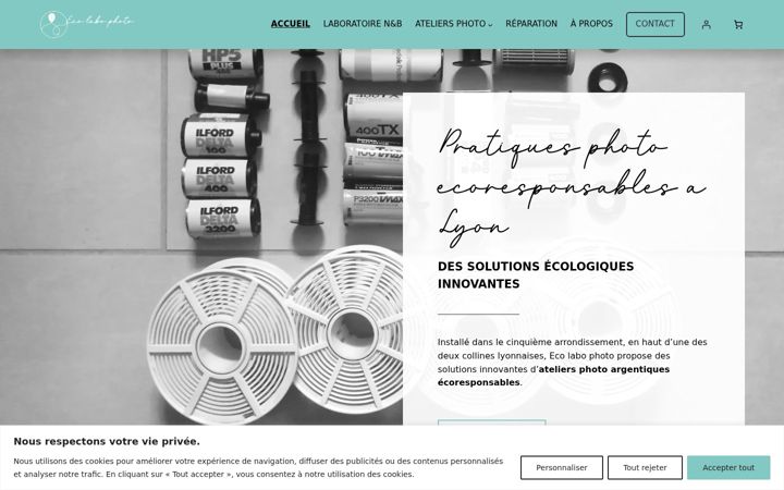 Skjermbilde av ecolabophoto.fr