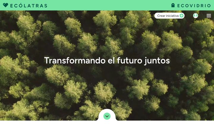 Skjermbilde av ecolatras.es