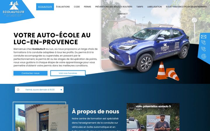Screenshot of ecolauto.fr