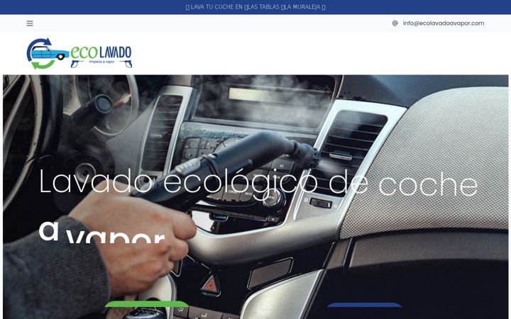 Screenshot of ecolavadovapor.com