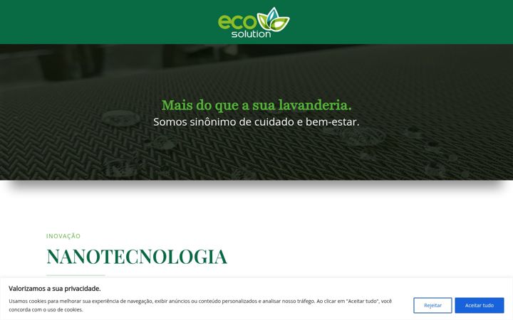 Screenshot of ecolavanderias.com.br