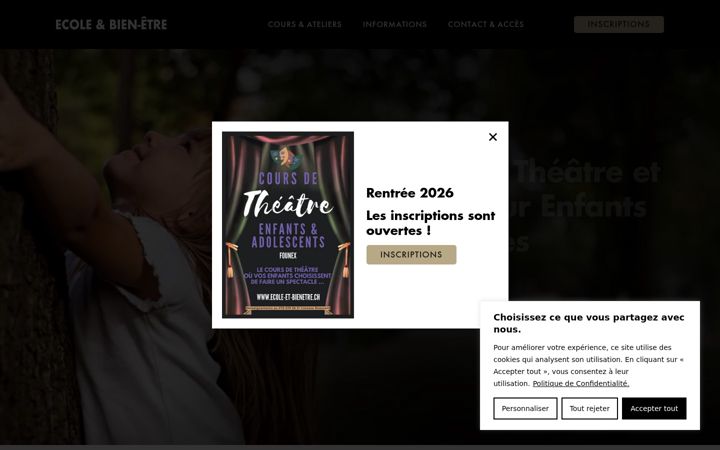 Screenshot of ecole-et-bienetre.ch