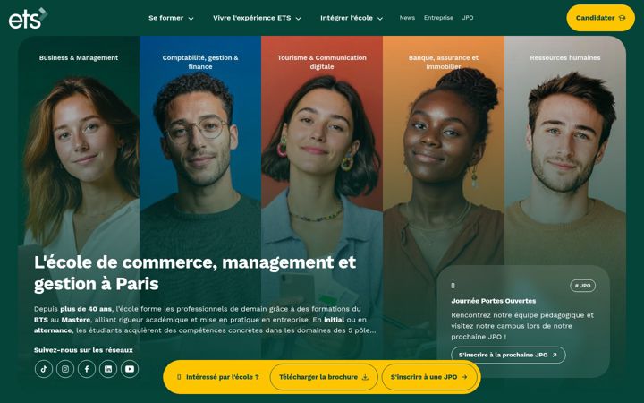 Screenshot of ecole-europeenne.com
