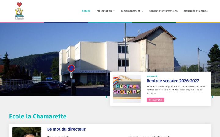 Screenshot του ecole-lachamarette.fr