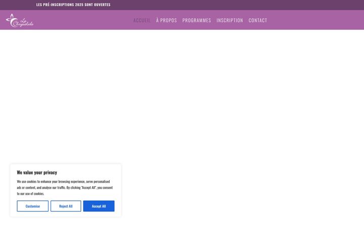 Screenshot of ecole-lachrysalide02.fr