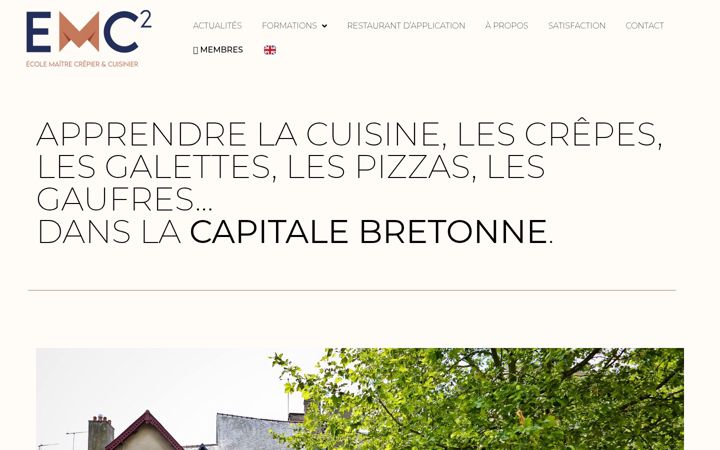 Screenshot of ecole-maitre-crepier.fr