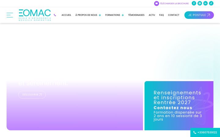 Screenshot of ecole-orthodontie.com