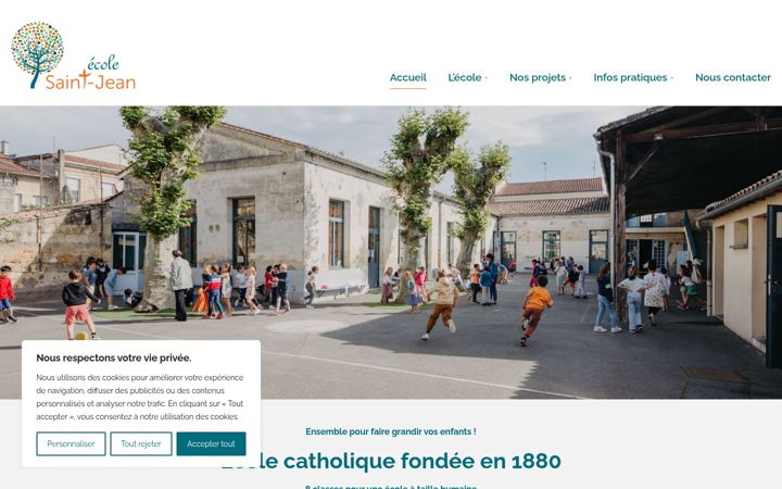 Screenshot van ecole-saint-jean-libourne.fr