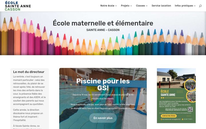 Screenshot van ecole-sainteanne-casson.fr