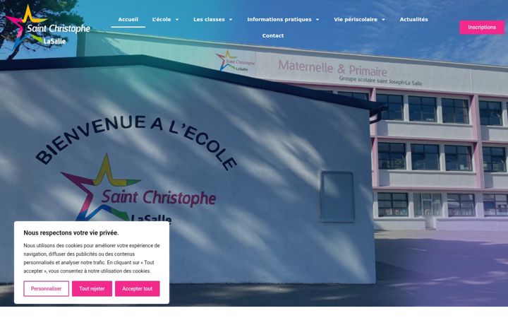 Screenshot van ecole-st-christophe-lorient.fr