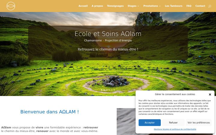 Screenshot van ecoleaolam.fr