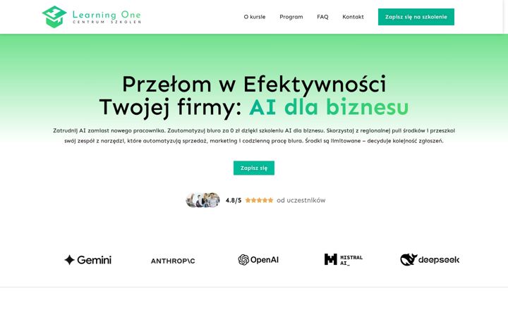 Screenshot of ecolearning.pl