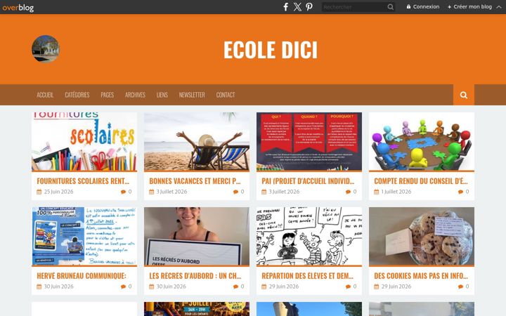 Screenshot of ecoleaubord.com