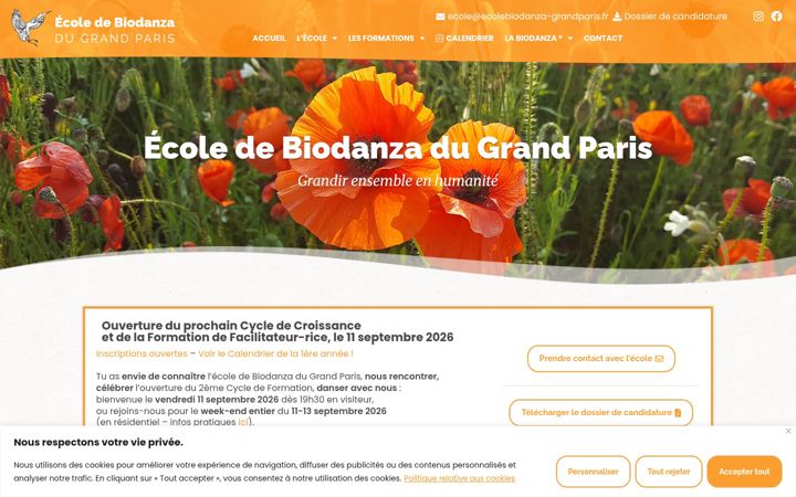 Snímek obrazovky ecolebiodanza-grandparis.fr